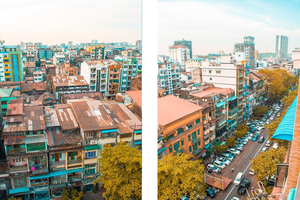 The Backpackers Travel Guide to Yangon, Myanmar 1 colorful city views of backpacking yangon