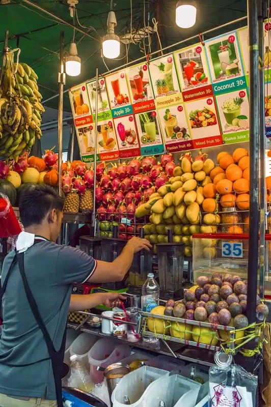 2 Days In Bangkok Itinerary: The ULTIMATE Guide 2025 29 a smoothie stall in bangkok