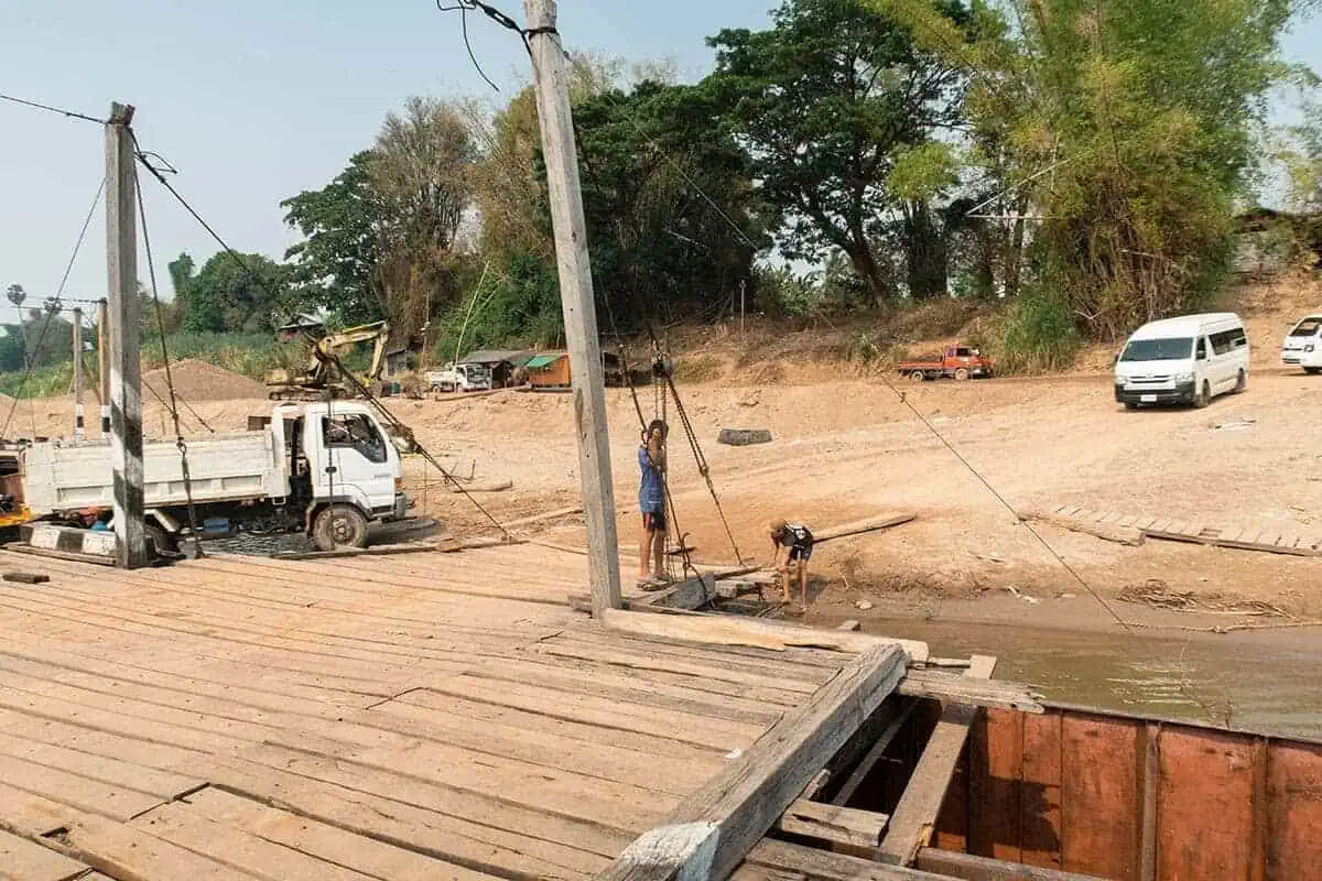 2 Weeks In Laos Itinerary: BEST Route North To South 56 taking the car ferry across the mekong river to don det 2 weeks in laos