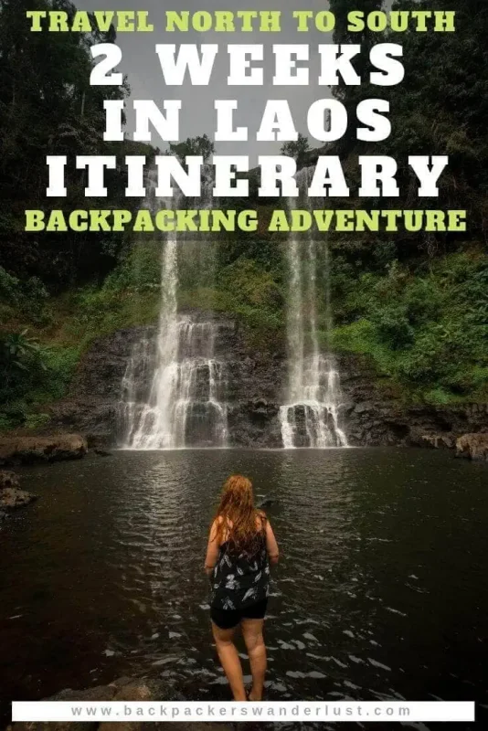 2 Weeks In Laos Itinerary: BEST Route North To South 60 Find out the perfect 2 weeks in Laos Itinerary to ensure you have the ultimate backpacking adventure from North to South. Let’s talk about the best route, transportation, things to do and more in this gem of Southeast Asia!