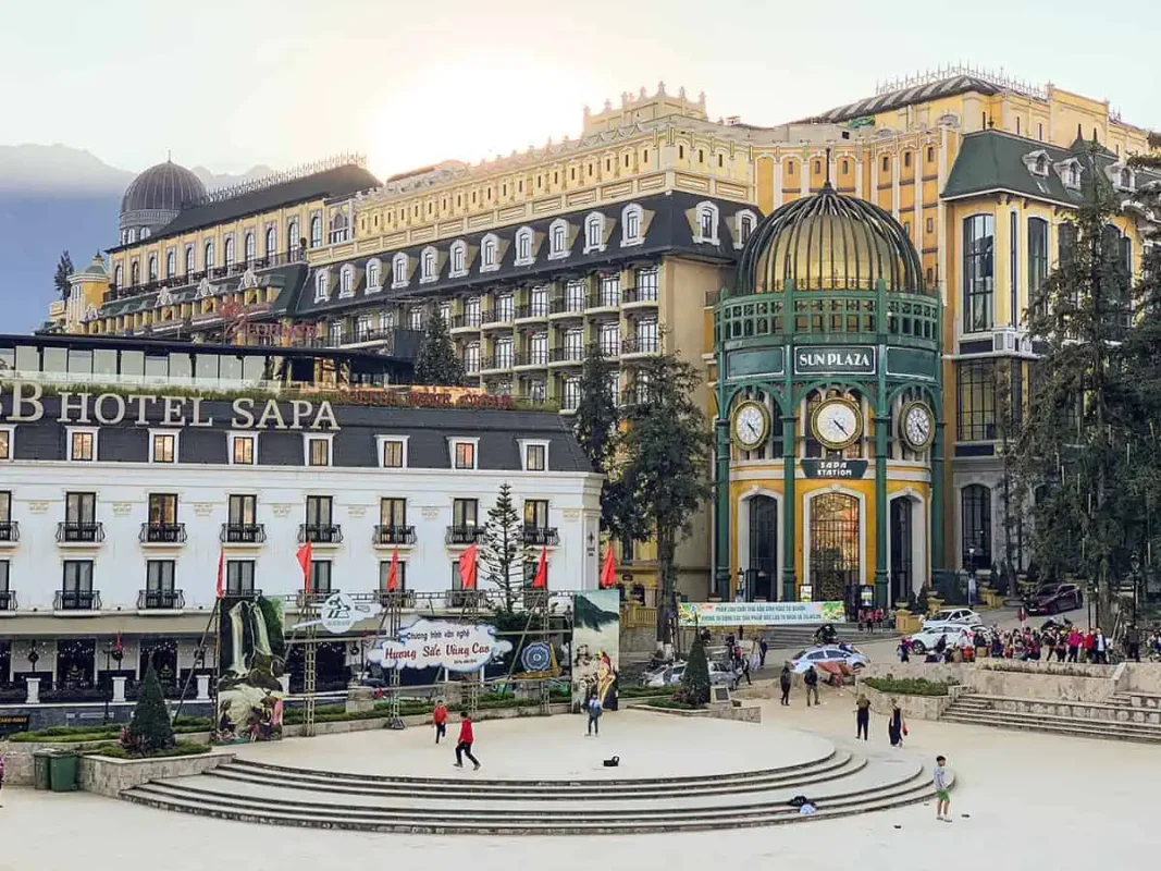 3 Days In Sapa Itinerary: The ULTIMATE Guide (2025) 4 sun plaza in the middle of sapa town