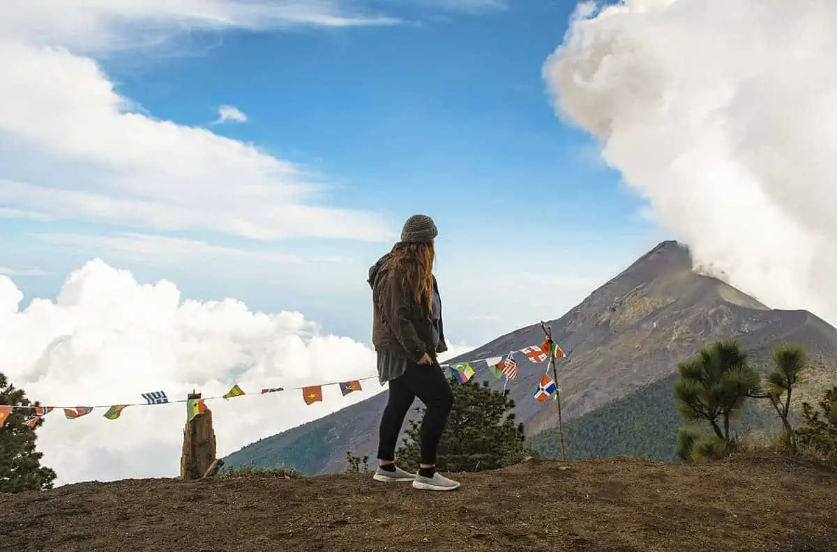 Acatenango Volcano Hike Difficulty: BEST GUIDE (2025) 6 arriving at base camp after the acatenango volcano hike