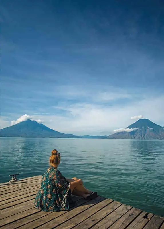 Antigua To Lake Atitlan: By Chicken Bus, Shuttle Or Taxi 16 relax on the pier at santa cruz while in lake atitlan