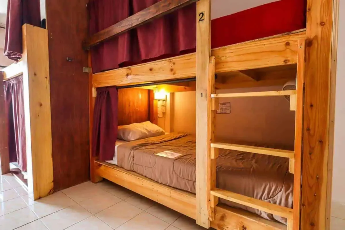 21 Best Hostels In Chiang Mai: Find Your Budget Stay 2025 8 wooden style on theme bunks at the cabin backpackers hostel in chiang mai