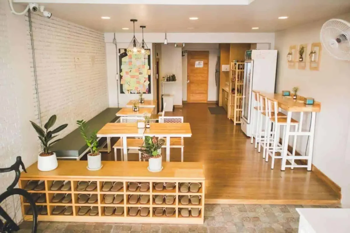 21 Best Hostels In Chiang Mai: Find Your Budget Stay 2025 18 clean and modern design in the common area at pakping hostel