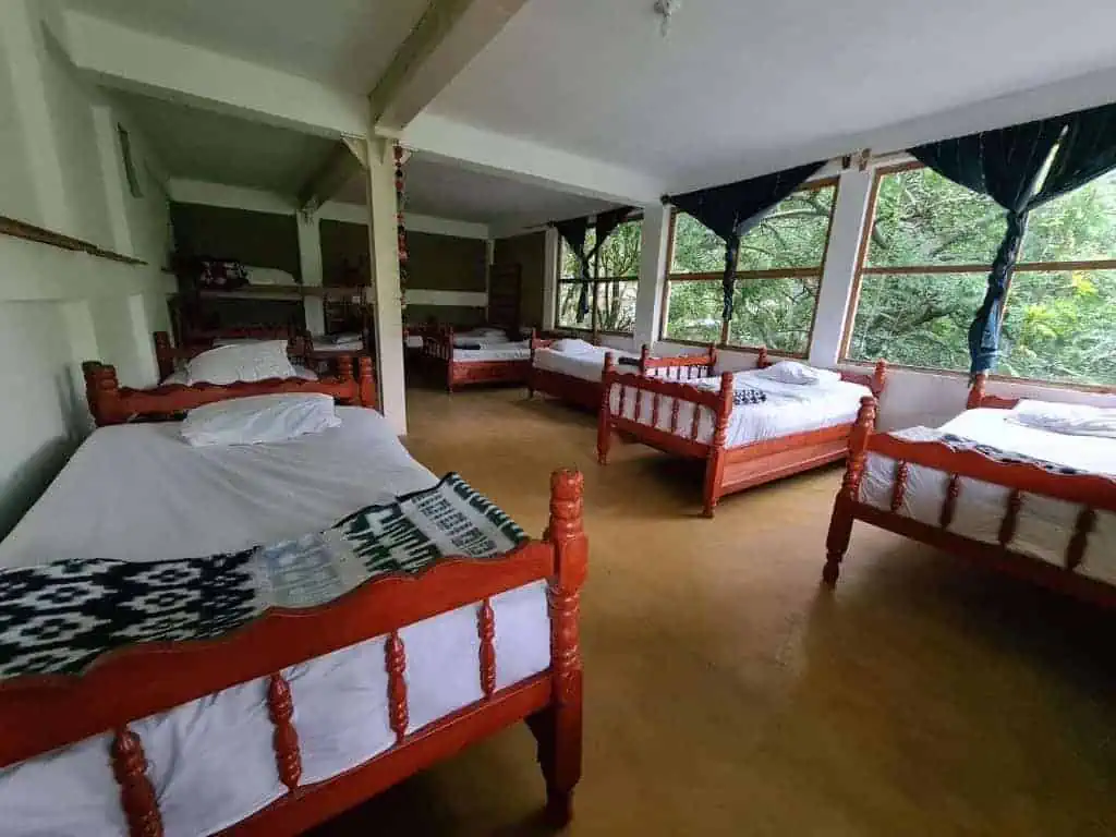 The 8 BEST Hostels In Lake Atitlan: My Favorites (2025) 14 single beds so you don't get woken up by someone rolling over at casa ahau hostel lake atitlan