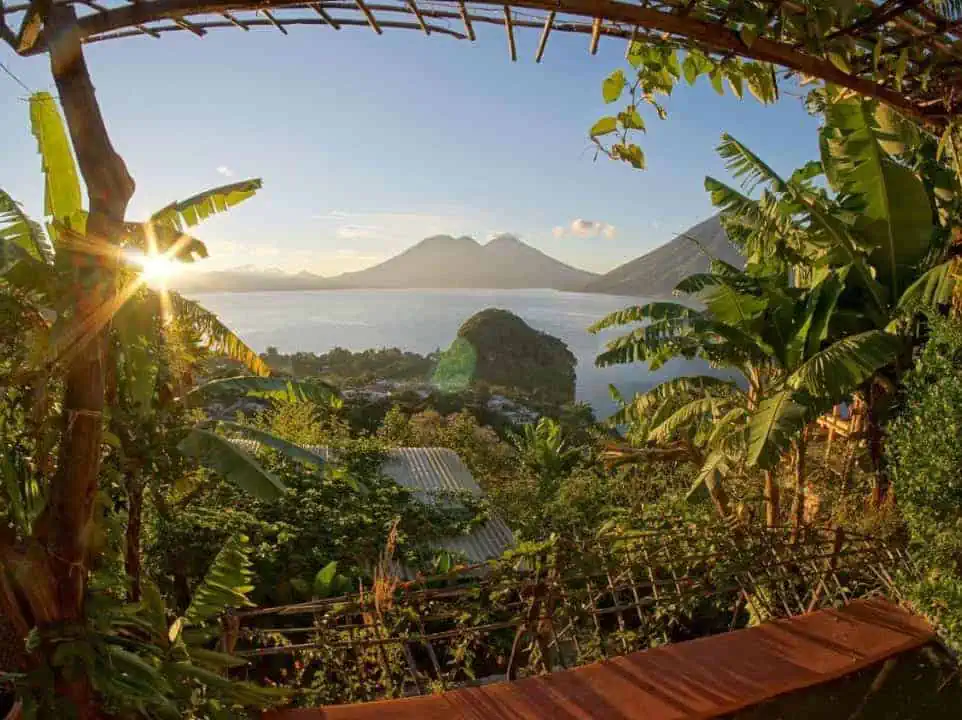 The 8 BEST Hostels In Lake Atitlan: My Favorites (2025) 17 the impressive view from eagle's nest atitlan in san marcos la laguna
