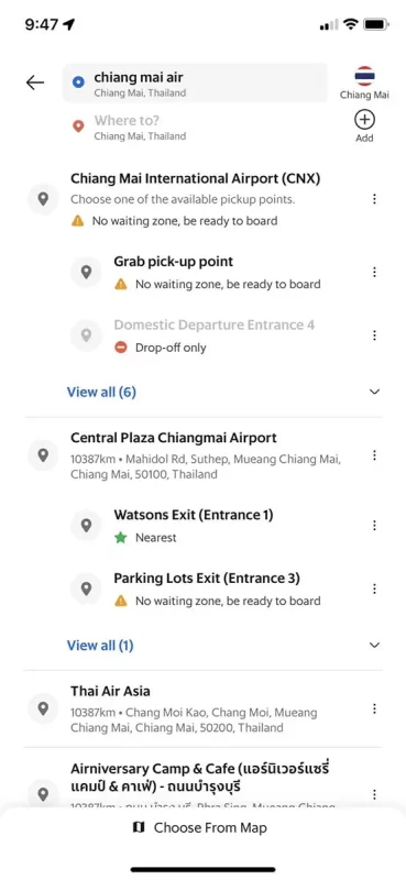 Chiang Mai To Luang Prabang: All You Need To Know 2025 7 booking a grab taxi from chiang mai airport to city in the grab app