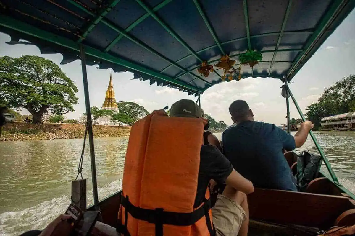 Ayutthaya Day Trip From Bangkok: BEST Guide (2025) 12 boat down the ayutthaya canals