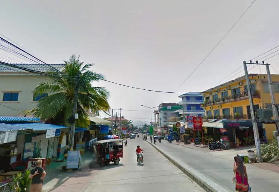 Is Sihanoukville Worth Visiting In 2025? 11 looking down towards and pier from the main street in sihanoukville in 2014