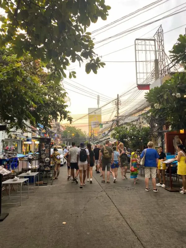 Khao San Road To Suvarnabhumi Airport: ULTIMATE Guide 13 walking around the khao san area after arriving from bangkok airport