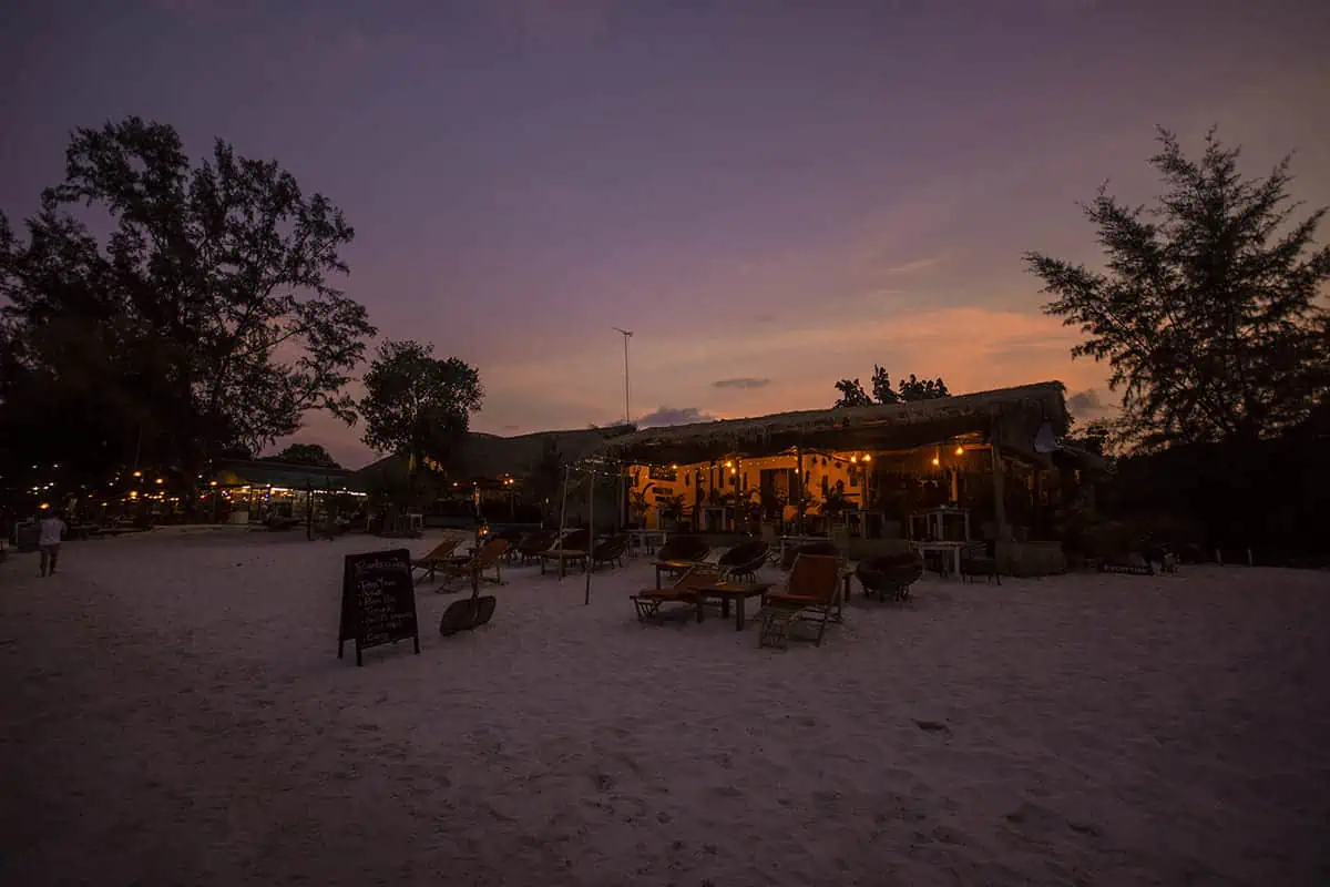 Koh Rong Or Koh Rong Samloem: Which Is BEST (2025) 25 small beachfront restaurant on koh rong samloem
