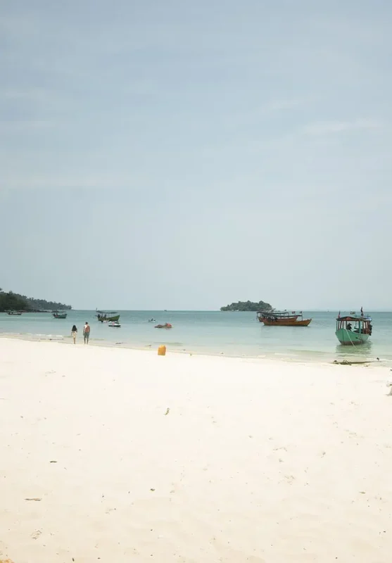 Koh Rong Or Koh Rong Samloem: Which Is BEST (2025) 30 the picture perfect white sandy shores of koh rong, a couple minutes from the main town