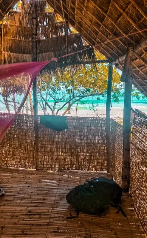 Koh Rong Or Koh Rong Samloem: Which Is BEST (2025) 19 iving deserted island life on koh rong - view out to sea in our wooden bungalow