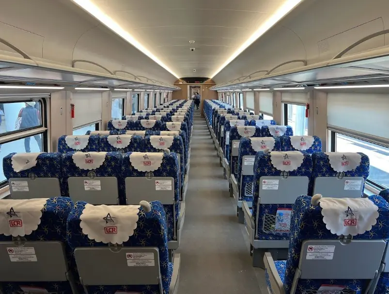 Luang Prabang To Vang Vieng: Train, Bus Or Shuttle? 4 the seating arrangement inside the train luang prabang to vang vieng