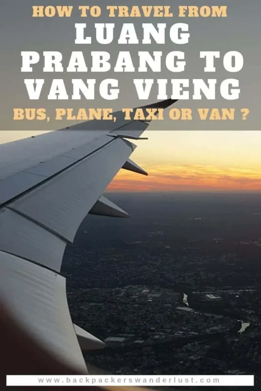 Luang Prabang To Vang Vieng: Train, Bus Or Shuttle? 19 Find out the best and easiest way to travel from Luang Prabang to Vang Vieng in Laos. This is not the most comfortable journey as the roads are not the best, but there are some awesome views waiting which makes it all worth it!