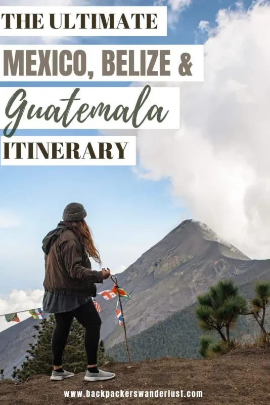 Mexico Belize Guatemala Itinerary: BEST Backpacking Route 73 If you are keen to explore culture, beaches, and jungle there is no better option than the Mexico Belize Guatemala itinerary. Whether you have 2 or 4 weeks to explore I will let you know the best choices, how to get around, and more!