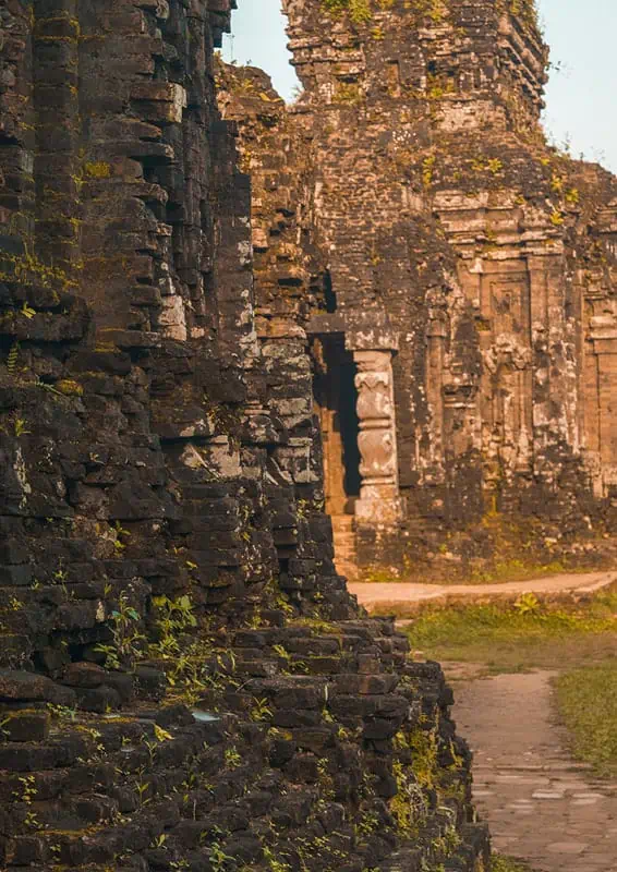 My Son Sanctuary Hoi An: BEST Tips & Tours (2025) 13 getting at closer look at the brickwork at my son vietnam