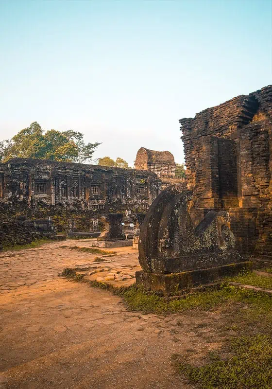 My Son Sanctuary Hoi An: BEST Tips & Tours (2025) 14 appreciating the beauty of the temples at my son sanctuary in the morning light