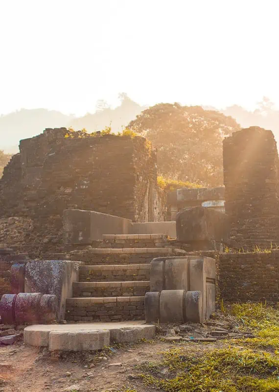 My Son Sanctuary Hoi An: BEST Tips & Tours (2025) 9 morning rays shinning bright on a staircase at my son sanctuary