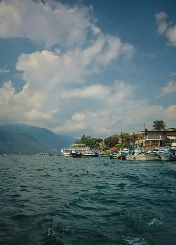 Panajachel To San Pedro & The Towns Between: How To Travel Around Lake Atitlan 37 traveling from san pedro la laguna to panajachel on a water taxi around lake atitlan