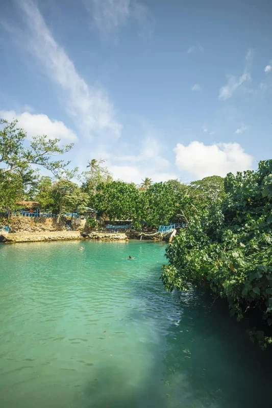 Port Vila Blue Lagoon: BEST Tips For Visiting 2025 6 a quieter part of the blue lagoon in port vila away from all the crowds on a sunny day