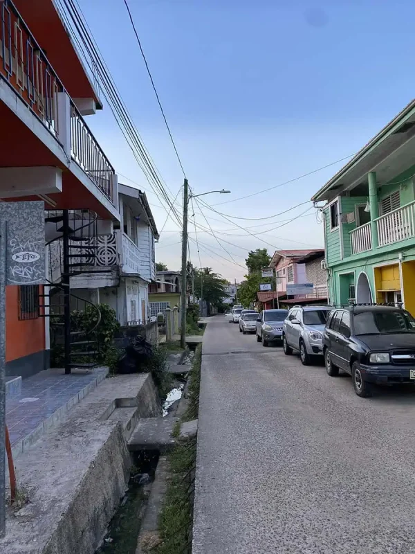 San Ignacio To Tikal & BEST Tikal Tours From San Ignacio 9 The quiet roads of San Ignacio lined with colorful houses and parked cars, the starting point for travelers heading to Tikal.