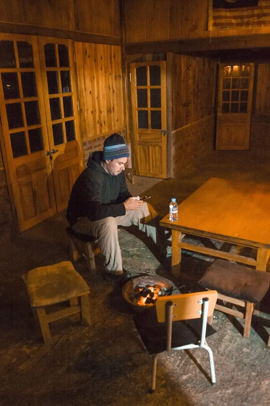 Sapa In February: All You Need To Know (2025) 16 warming up over a fire at our homestay in sapa