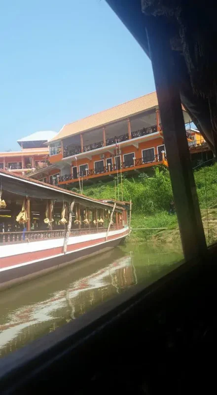 Taking The Slow Boat To Luang Prabang: BEST Tips 2025 11 View from a slow boat to Laos at the huay xai pier
