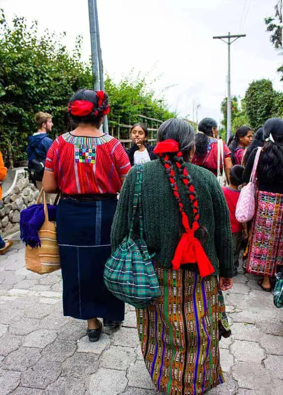 Panajachel To San Pedro & The Towns Between: How To Travel Around Lake Atitlan 31 local ladies in their incredible clothing