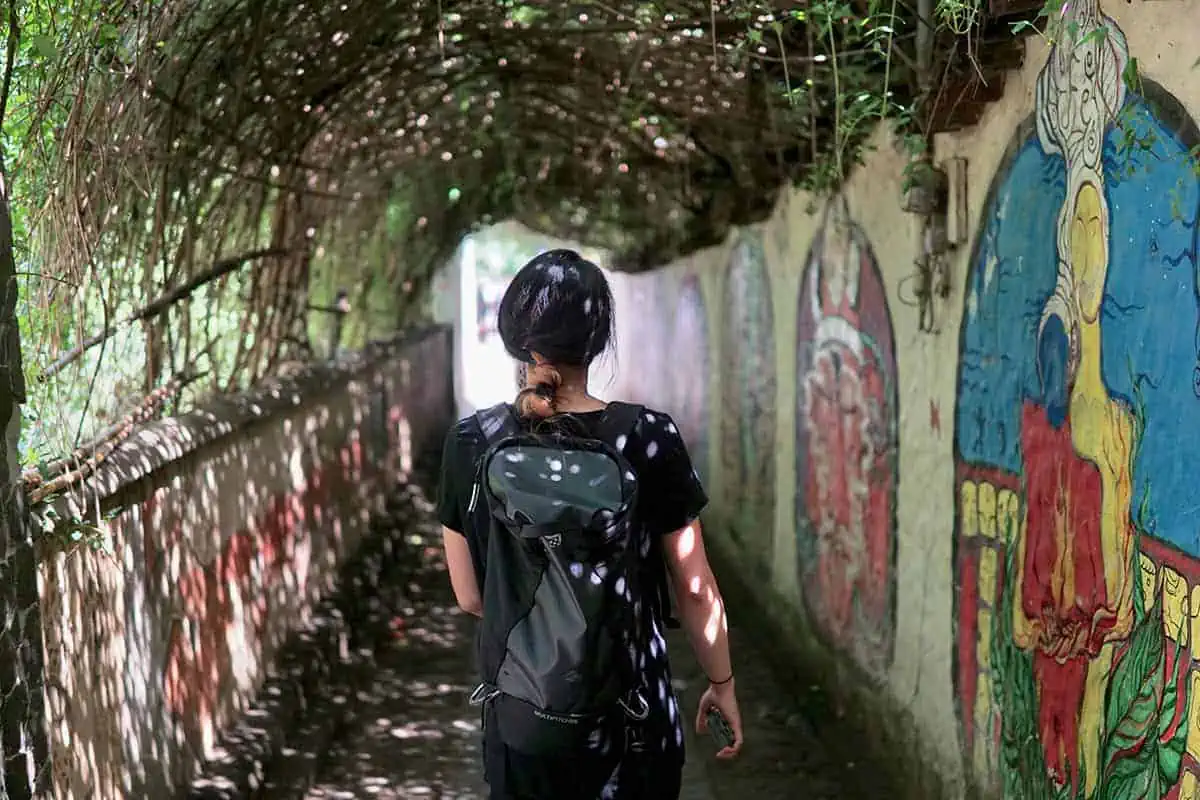 Panajachel To San Pedro & The Towns Between: How To Travel Around Lake Atitlan 30 walking down the small alleys of san marcos la laguana