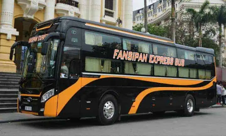 Taking A Vietnam Sleeper Bus: BEST Tips For Travelers 2025 5 A 'Fansipan Express' VIP sleeper bus parked up