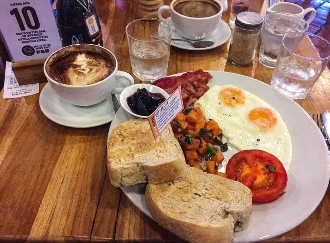 Where To Eat In Luang Prabang: 12 BEST Restaurants 2025 10 saffron coffee big breakfast in luang prabang