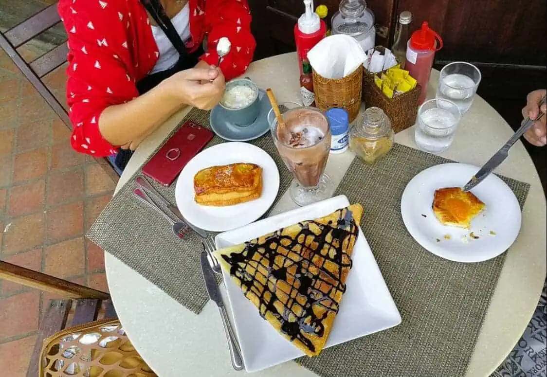 Where To Eat In Luang Prabang: 12 BEST Restaurants 2025 7 crepe covered in chocolate from le banneton cafe