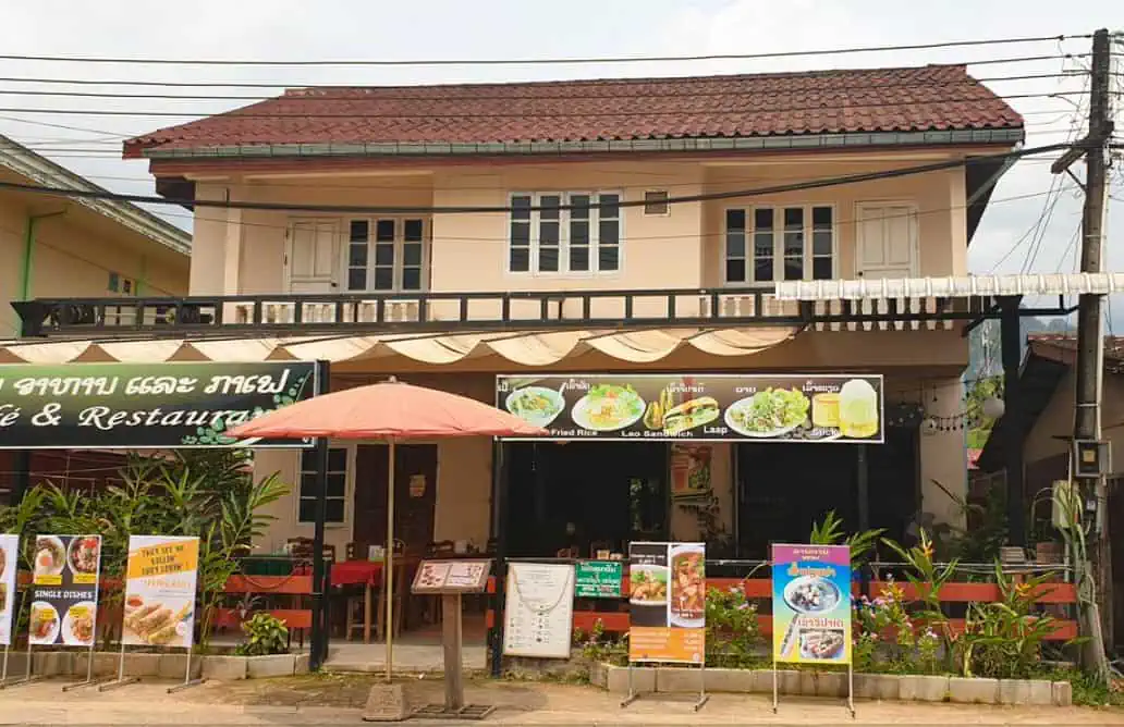 Where To Eat In Vang Vieng: BEST 11 Spots Worth Trying 5 out the front of vela cafe and restaurant in vang vieng